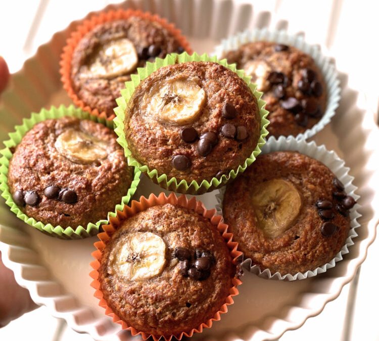 Schoko Banana-Bread Muffins zum Muttertag