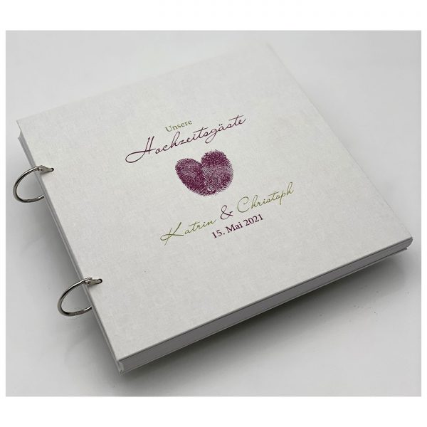 Fotoalbum & Gästebuch Hochzeit Spezialanfertigung – Bild 27