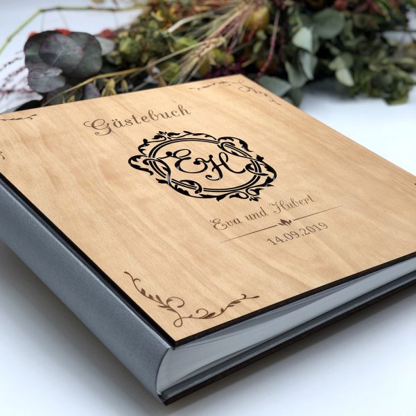 Fotoalbum & Gästebuch Hochzeit Spezialanfertigung – Bild 33