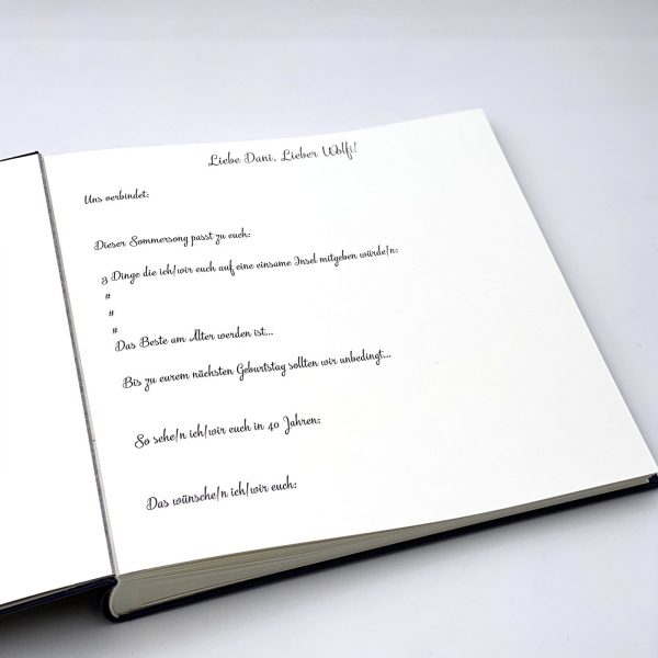 Gästebuch Spezialanfertigung – Bild 35