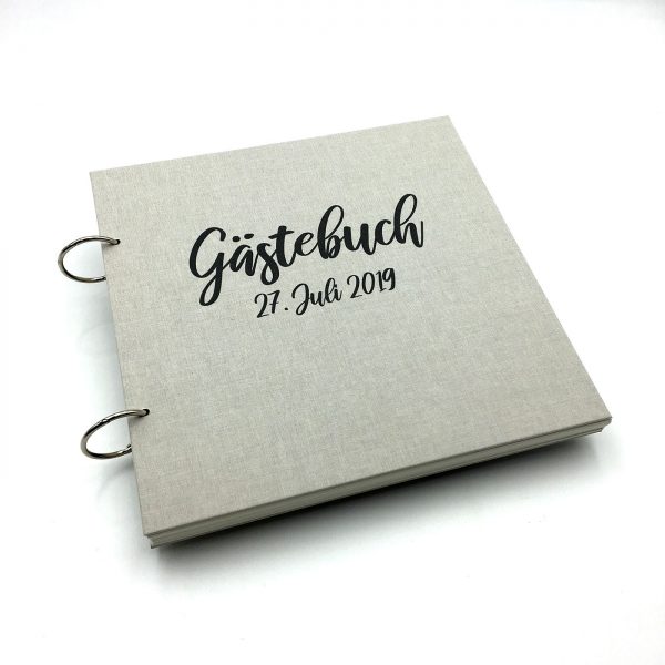Fotoalbum & Gästebuch Hochzeit Spezialanfertigung – Bild 23