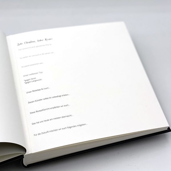 Fotoalbum & Gästebuch Hochzeit Spezialanfertigung – Bild 14