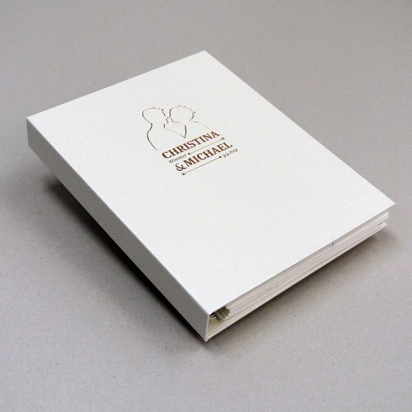Fotoalbum & Gästebuch Hochzeit Spezialanfertigung – Bild 10