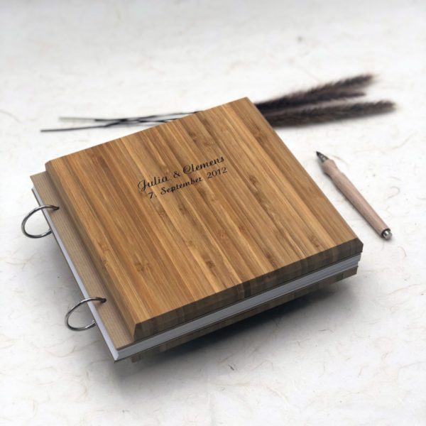 Fotoalbum Gästebuch Wood Wedding