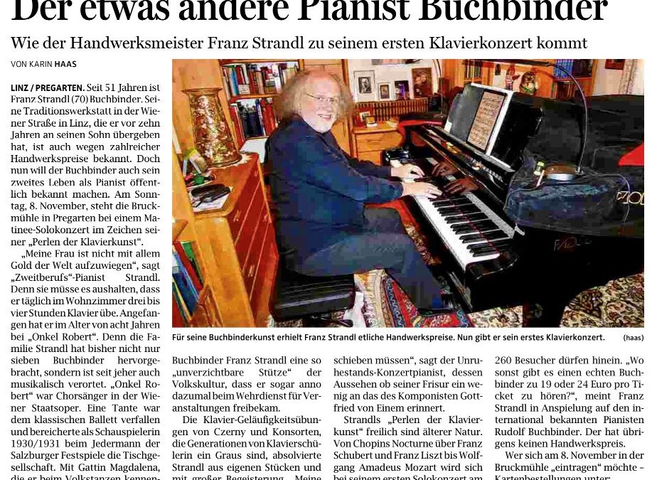 Der etwas andere Pianist Buchbinder