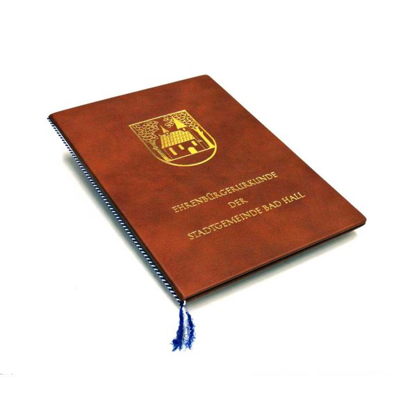 Urkundenmappe Spezialanfertigung