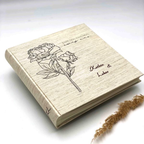 Fotoalbum & Gästebuch Hochzeit Spezialanfertigung – Bild 4