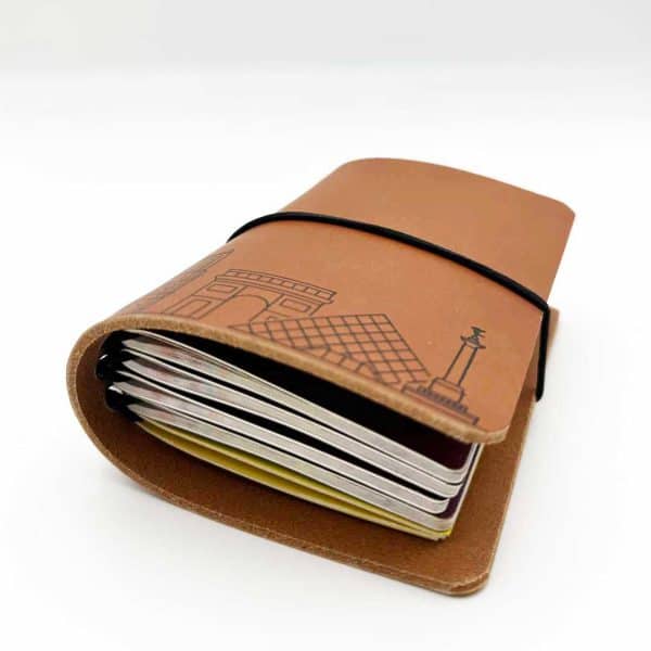 Reisepasshülle Travelfolio Leder – Bild 14