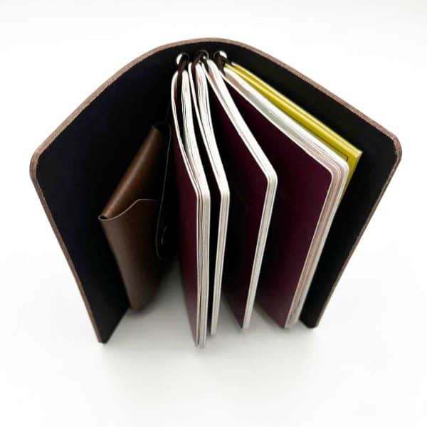 Reisepasshülle Travelfolio Leder – Bild 4
