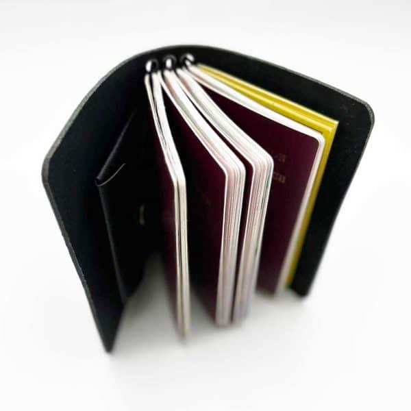 Reisepasshülle Travelfolio Leder – Bild 7