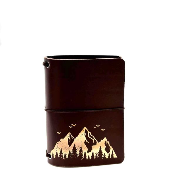 Reisepasshülle Travelfolio Leder braun