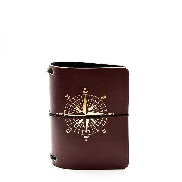 Reisepasshülle Travelfolio Leder braun