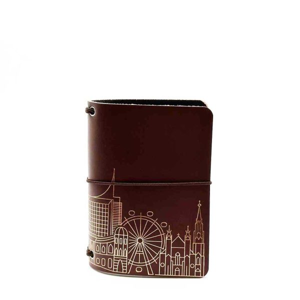 Reisepasshülle Travelfolio Leder braun