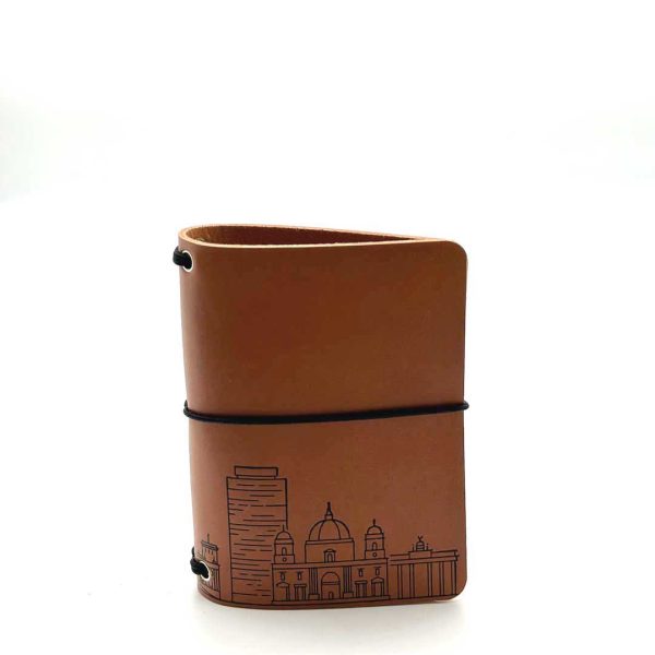 Reisepasshülle Travelfolio Leder cognac