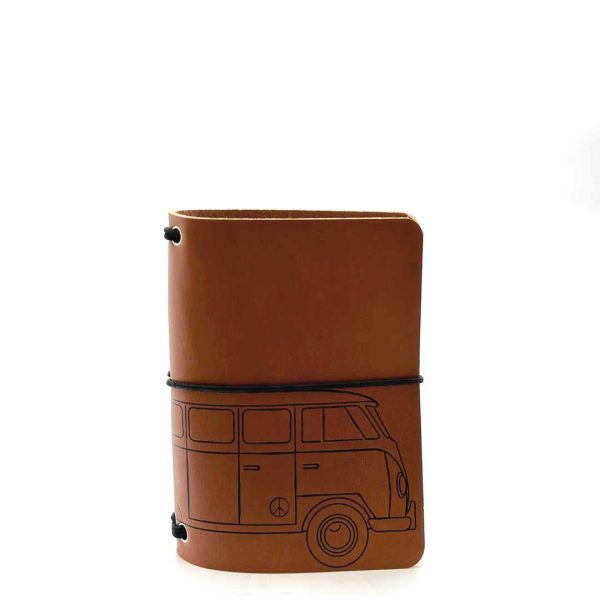 Reisepasshülle Travelfolio Leder cognac