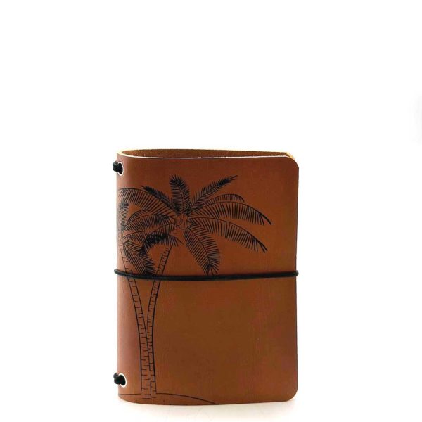 Reisepasshülle Travelfolio Leder cognac