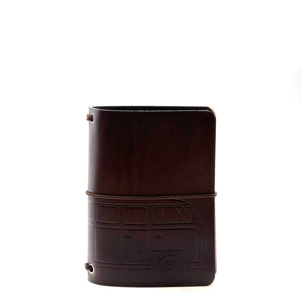 Reisepasshülle Travelfolio Leder mocca