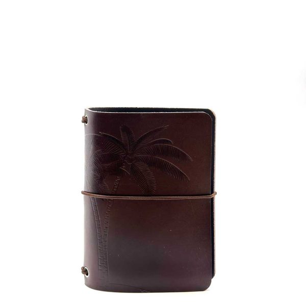 Reisepasshülle Travelfolio Leder mocca