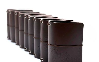 Reisepasshülle Travelfolio Leder mocca