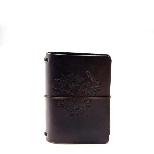 Reisepasshülle Travelfolio Leder mocca
