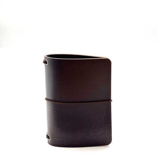Reisepasshülle Travelfolio Leder mocca – Bild 9