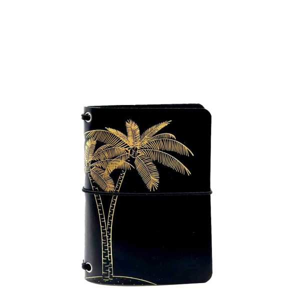 Reisepasshülle Travelfolio Leder schwarz