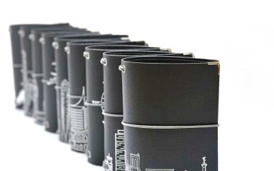 Reisepasshülle Travelfolio Leinen grau