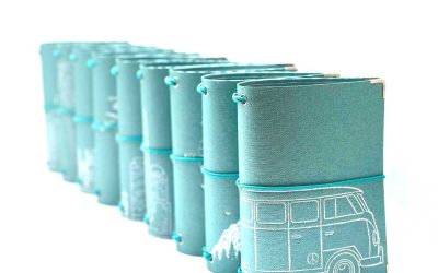 Reisepasshülle Travelfolio Leinen zirkon