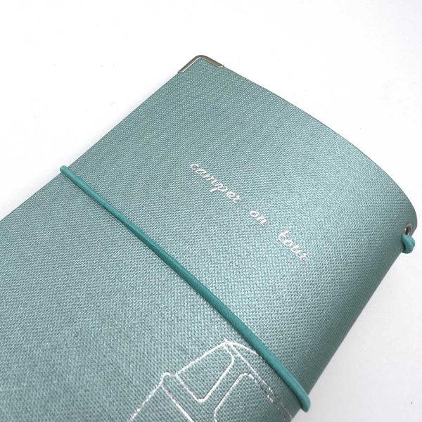 Reisepasshülle Travelfolio Leinen zirkon